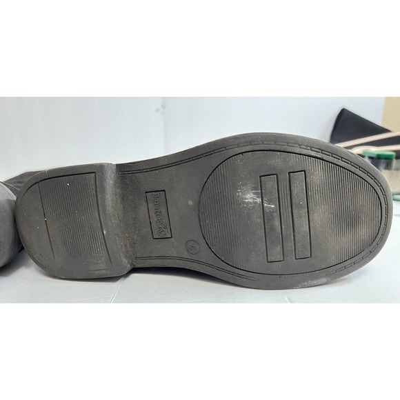 Girls‎ Black Knit Trim Side Zip Knee High Boots - Picture 7 of 12